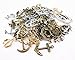 yueton?100 Gram (Approx 47pcs) Assorted DIY Antique Anchor Charms Pendant Craft Making Accessory (Anchor)
