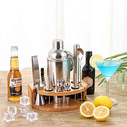 FAGavin Cocktail-Shaker-Set, Edelstahl-Barzubehörfamilie Bartending-Kombination-Tool (Größe: 750ml) (Size : 550ml) – Bild 5