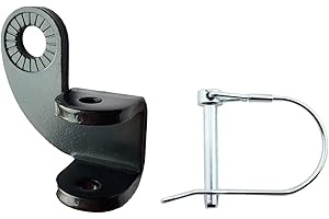 Bike Trailer Steel Hitch 12.2MM Connector for Burley Trailers Replacement Trailer Part (90 degree)