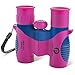Kids Binoculars set 8x21 for Girls PINK orGREEN PuffinScout for Birdwatching-Spotting-High resolution REAL OPTICS Star-gazing Educational Toys for Girls - Outdoor Toys for Girls - Birthday Gifts Girls