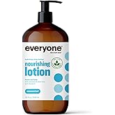 EO Products, Everyone Lotion for Everyone and Everybody, Unscented, 32 Fl Oz (960 ml)
