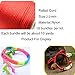Pamir Tong Full-Colors 18bundles 180 Yards 2.0mm Satin/Rattail Silk Cord for Necklace Bracelet Beading Cord