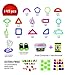 Uni-MAG 149PCS Magnetic Building Blocks Tiles Set Strong Magnets Toy for Kids Stem Educational and Creative Magnet Shapes for Boys Girls Toddlers Building Kits Construction Stacking Toys