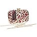 Fawziya Bling Ring Clutch Cocktail Purses For Women Snakeskin Evening Bag-Pink