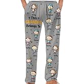 This Grandpa Grandma Belongs to - Personalized Pajama Pants, This Grandpa Grandma Belongs to Grandkids Custom Name Pajama Pants, Custom Bottoms with Names, Christmas 2025 Gift for Grandparents