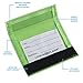 Lewis N. Clark 3-Pack Luggage ID Handle Wrap, Green, One Size
