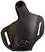 Barsony New Black Leather Pancake Holster for 380 and Small 9mm 40 45