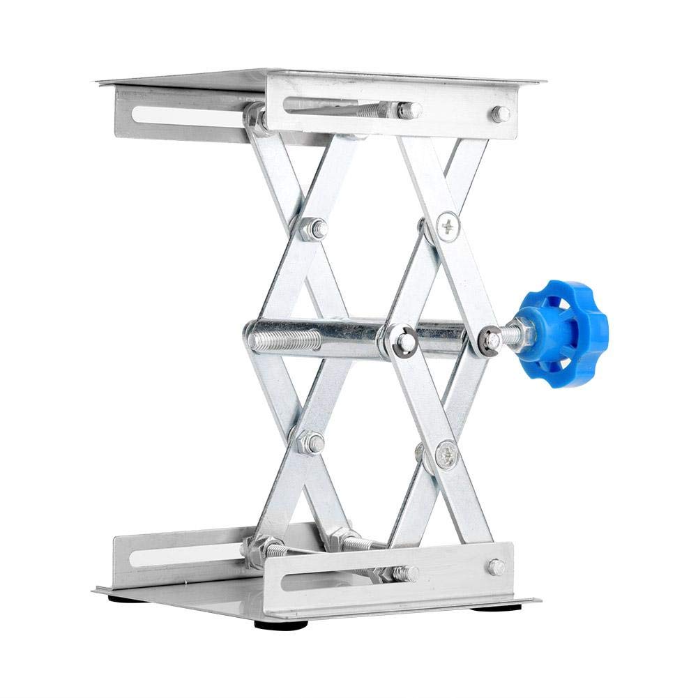 Adjustable Lifting Rack, Lifting Table, for Laboratory for Experiment(Blue Handle)