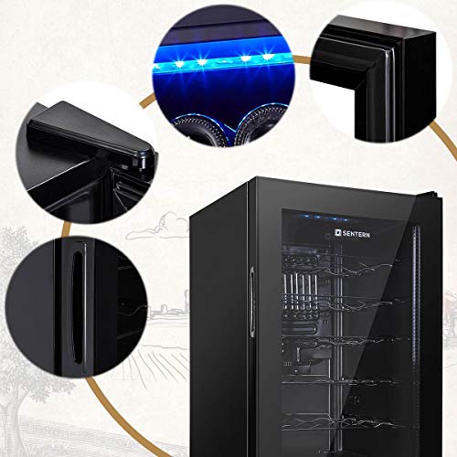 5 Sentern+Bottle+Wine+Cooler+Bottles+Black