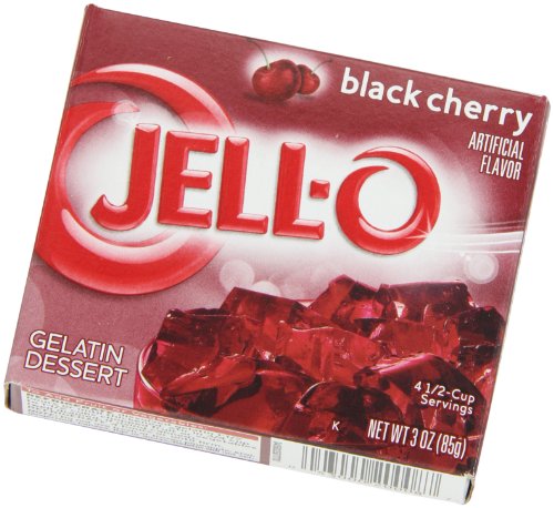 JellO Gelatin Dessert, Black Cherry, 3Ounce Boxes Pack of 6 Buy Online in UAE. Grocery JellO Gelatin Dessert, Black Cherry, 3Ounce Boxes Pack of 6 Buy Online in UAE. Grocery