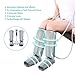 Naipo Leg Massager for Foot and Calf Circulation Massage Air Compression Leg Wraps with 3 Intensities 2 Modes Handheld Controller (Suggested Calf Circumference 15-21 inches)
