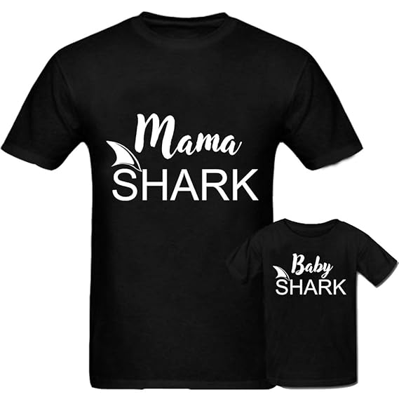 baby shark matching shirts