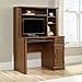 Sauder Orchard Hills Desk with Hutch, Milled Cherry finish