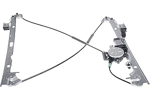 FFFauto 741-443 Front Passenger Right Side Power Window Regulator Motor (2 Pins) Compatible with Chevy Silverado Suburban Tahoe/GMC Sierra Yukon 2007 2008 2009 2010 2011 2012 2013 2014