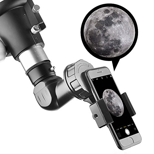 Landove Universal Cell Phone Smartphone Quick Photography Adapter Mount Connector for Telescope Binoculars Monocular Spotting Scope Microscope & and with Cell Mobile Phone (Wire Shutter) - Thumbnail 4