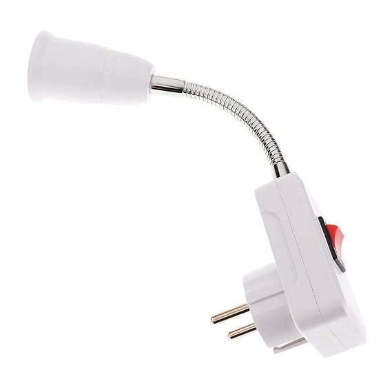B Blesiya E27 Lampenfassung Steckdose Wandleuchte Wandlampe