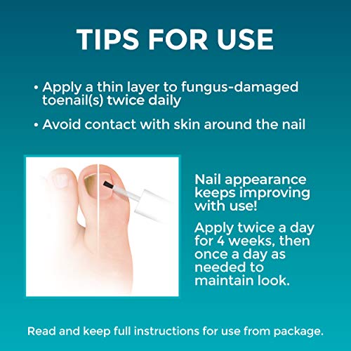 OptiNail Fungal Nail Repair with Brush Applicator, Restores the