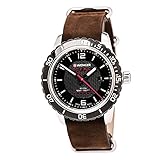Wenger Roadster Black Night Watch with Leather Strap