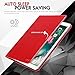 FYY Case for 2019 iPad Air 3 10.5/2017 iPad Pro 10.5 inch, Handmade Genuine Leather Case with Kickstand Function for 2019 iPad Air 3 10.5/2017 iPad Pro 10.5 inch Wine Red