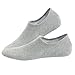 M&Z Men's No Show Socks Antiskid Soft Cotton All Season Ankle Socks (5/6/8 Pack)