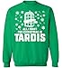 Raxo Doctor Who Sweatshirt Doctor Who Christmas Sweater Doctor Who Ugly Sweater Doctor Who Tardis Sweater Green 3XL