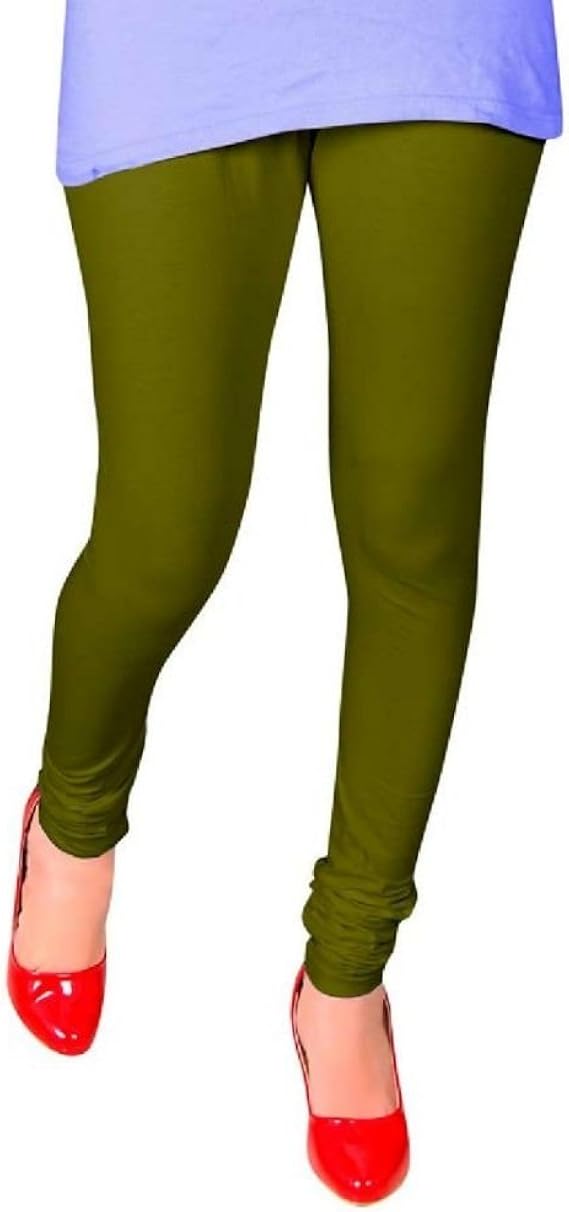 Buy Women's Casual Cotton Legging (SS0402207P, Dark Green) at Amazon.in