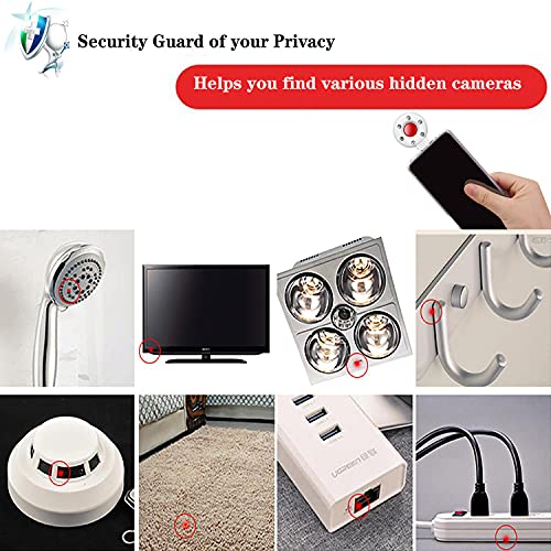 Hidden Camera Detector,Spy Camera Finder,Portable Camera Finder