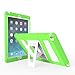 iPad Air 2 Case - MoKo [Kickstand] Durable Hybrid Silicone + Hard Polycarbonate Kid Proof [Shock-Absorption] with Foldable Stand Protective Cover for Apple iPad Air 2 9.7