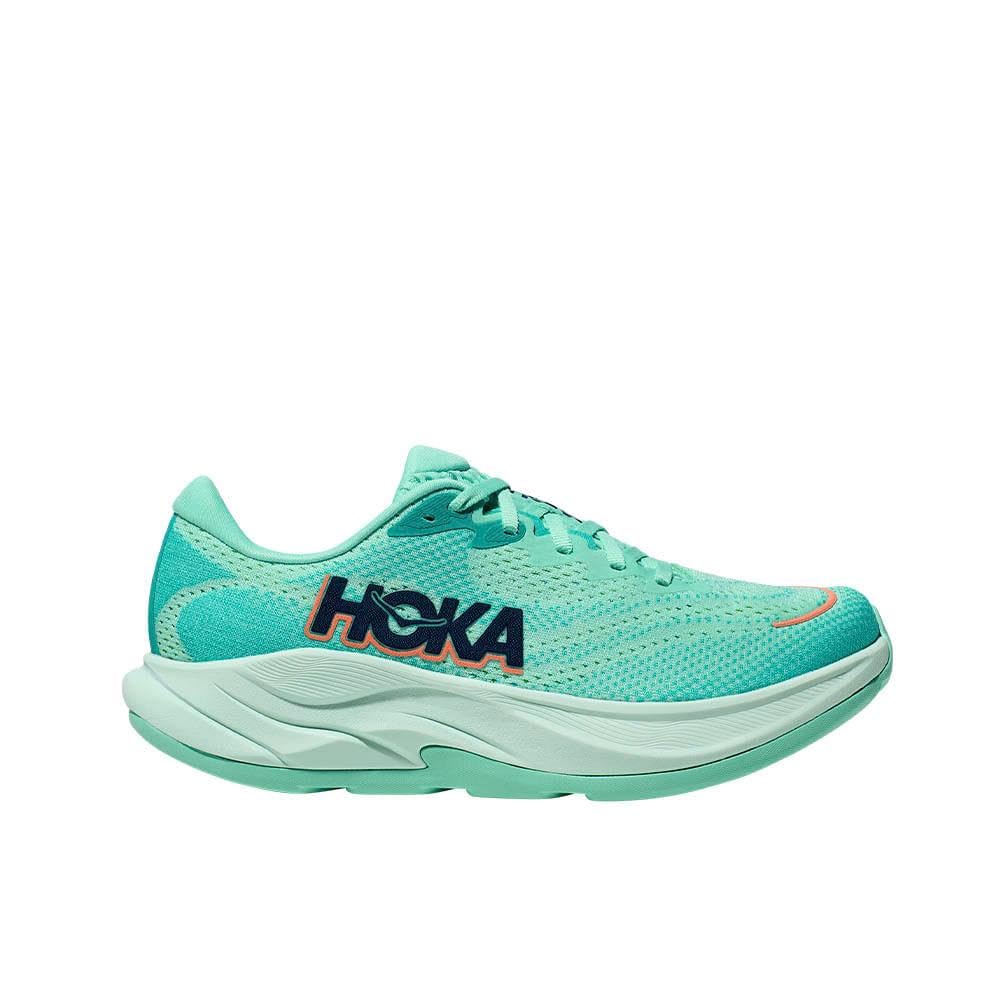 Hoka Women's Rincon 4 Seafoam/Electric Aqua 10 Medium Image
