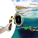 for GoPro Dome Port, Diving Case for GoPro Hero Black 5 6 7 2018 with Trigger Pistol and Floating Grip Cover, Telesin GoPro Waterproof Protective Dive Housing, Gopro Lens Hood Waterproof Casethumb 3