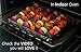 KonExcel.com SkeweRack - Turns 6 Kabobs Simultaneously, Sturdy Stainless Steel Shish Kabob Skewer & Rack Set (1 Rack + 6 Skewers)