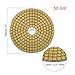 uxcell Diamond Polishing Sanding Grinding Pads Discs 4 Inch Grit 50 10 Pcs for Granite Concrete Stone Marble