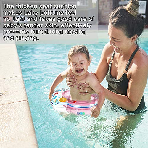 image for MAXSASI Baby Swimming Pool Floats with Double Airbags Safety Seat, Inf