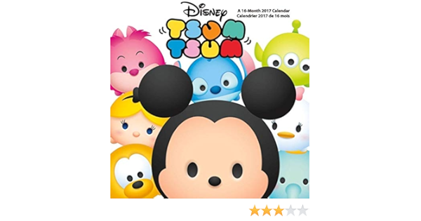 Calendrier Tsum Tsum 2023 Amazon.com : Disney Tsum Tsum 2017 16 Month Mini Calendar 7X7 : Office  Products