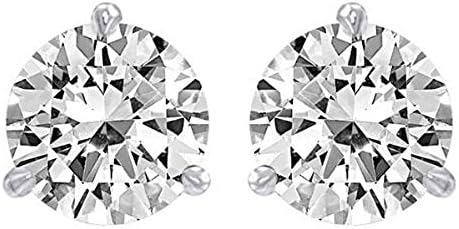 1カラット アウトレット 送料無料 ソリティアダイヤモンド スタッドピアス ラウンドブリリアント形状 3本爪 I2 J K スクリューバック式 クラリティ