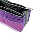 GEARONIC TM Lady Women Travel Insert Organizer Compartment Bag Handbag Purse Large Liner Tidy Bag - Purple