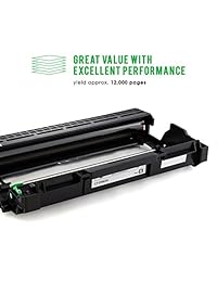 linkyo High Yield Black cartucho de tóner de repuesto compatible para Brother TN660, Negro