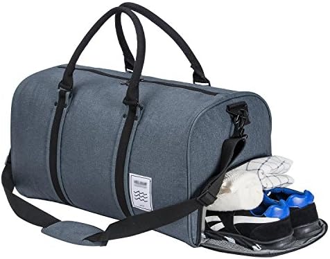 Gym Bag Duffle Bag Weekend Bag with Shoes Compartment, Oversize Capacity Travel bag