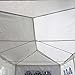 ALEKO APT30X10GAZEBO Outdoor Event Canopy Tent Shelter Wedding Party 30 x 10 x 8.5 Feet White