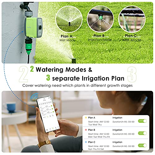 RAINPOINT Sprinkler Timer,Bluetooth Water Timer Programmable Smart Hose