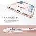Mobility Element iPhone Case - Best Case for iPhone 7 and iPhone 8 - Premium Cover Provides Protection From Drops, Scratches and Impacts - Transparent Back With Sleek Color Options - Rose Gold/Clear