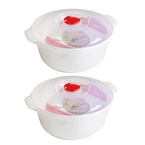 APT32 olla de plástico apta para microondas con tapa, 27 oz ...