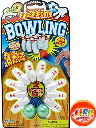 2GoodShop Finger Bowling Game by JA-RU | Mini Bowling Set for Kids | Item #217-1