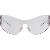 Balenciaga Shield-Frame Nylon Sunglasses