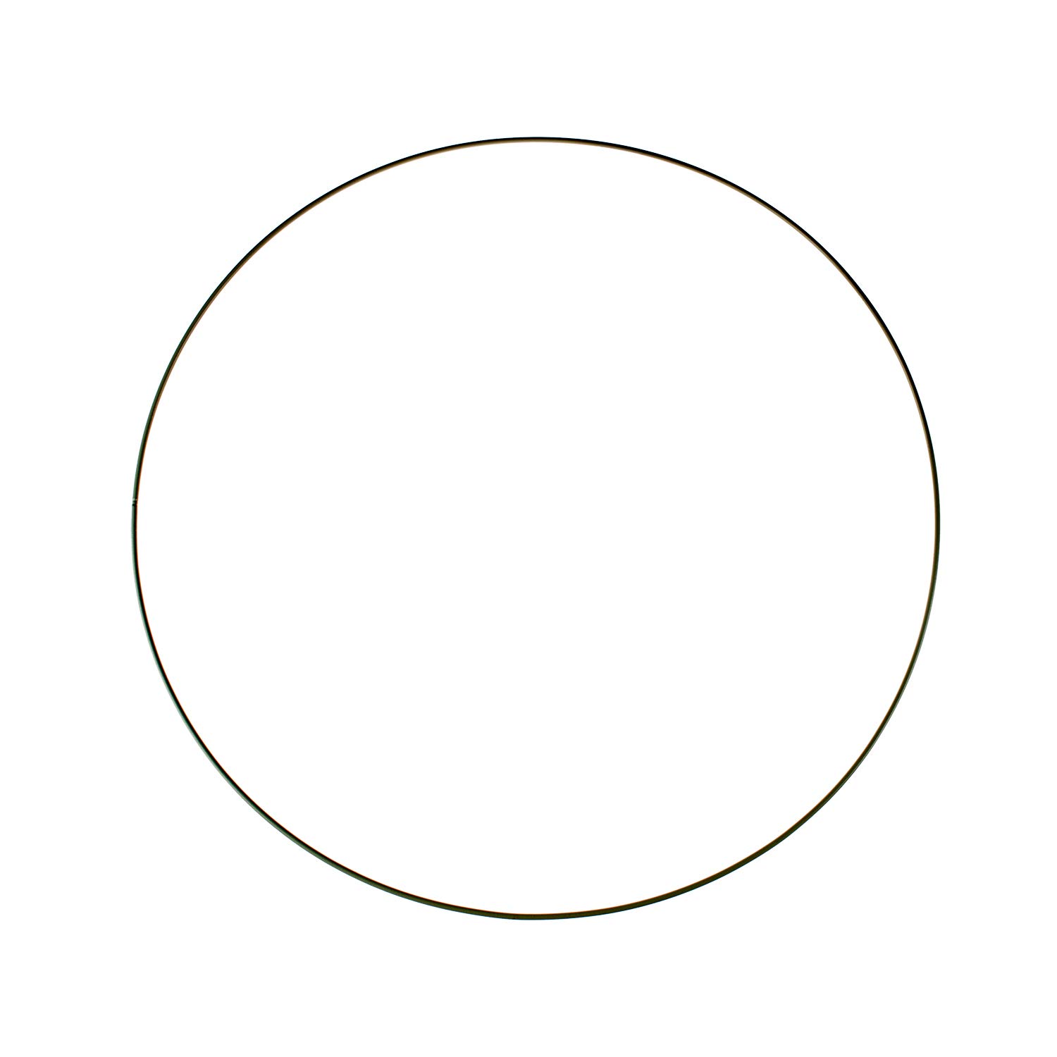 Glorex 6 1294 233 Metal Ring for Crafts with Diameter Approx. 60 cm Coated in Black Ideal for Dream Catchers, Macrame, Wall Decoration and Floristry