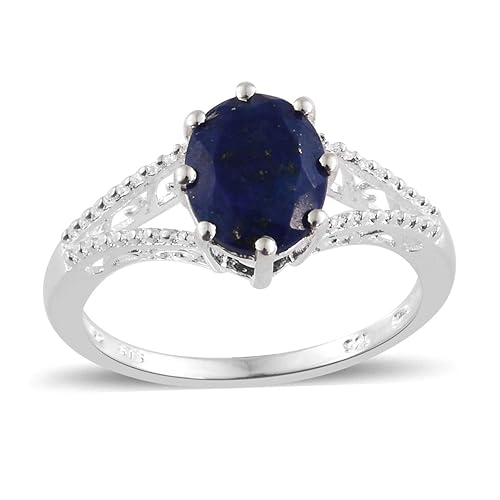 lapis lazuli engagement ring