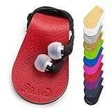 New Workout Headphones Cord Wrap with Ultra-Fresh Antimicrobial Product Protection; Doubles as Screen Cleaner and Sunglass Holder; Gwee Sport Guppy, 2-pack; Magnetic Earbuds Storage Clip Manages Cords while Exercising; Keeps Wires Secure while Running; 100% (Headphones Not Included)