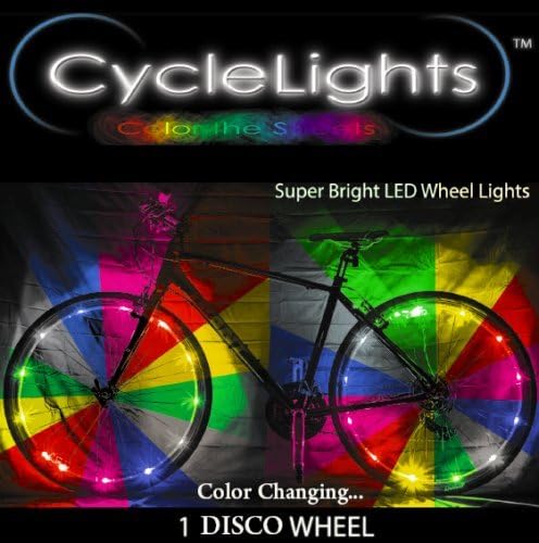 rainbow bike lights