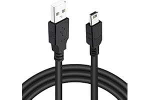 KQWOMA Mini USB Charger Cord, Cable Compatible with Texas-Instruments TI-84 Plus CE Graphing, TI-84 Plus/C Silver Edition, TI 89 Titanium, TI-Nspire CX/CX CAS Calculators (3.3FT 1PACK)