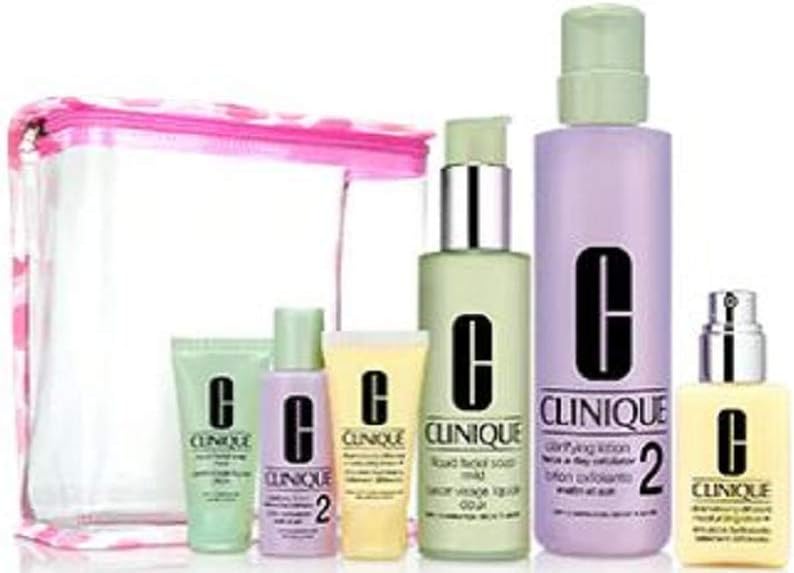 Exclusive New Clinique VALUE SET Great Skin Everywhere (Types 1, 2)